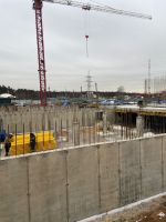 Школа: монтаж опалубки, армирование перекрытий